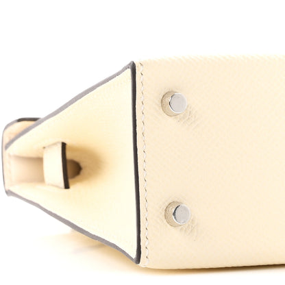 Hermes Epsom Mini Kelly Sellier 20 Nata Dune Bai Brun 17 of 21