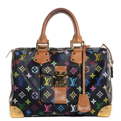 Louis Vuitton Monogram Multicolor Speedy 30 Black 1 of 7