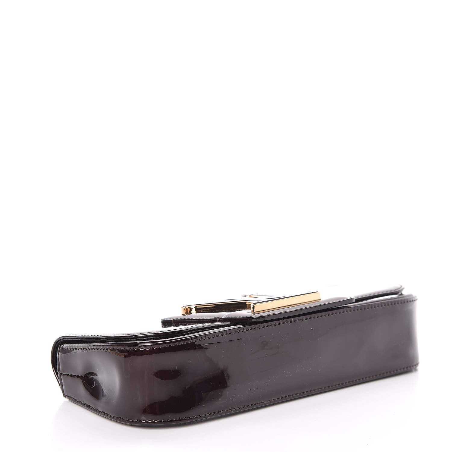 Louis Vuitton Patent Sobe Clutch Amarante 4 of 9