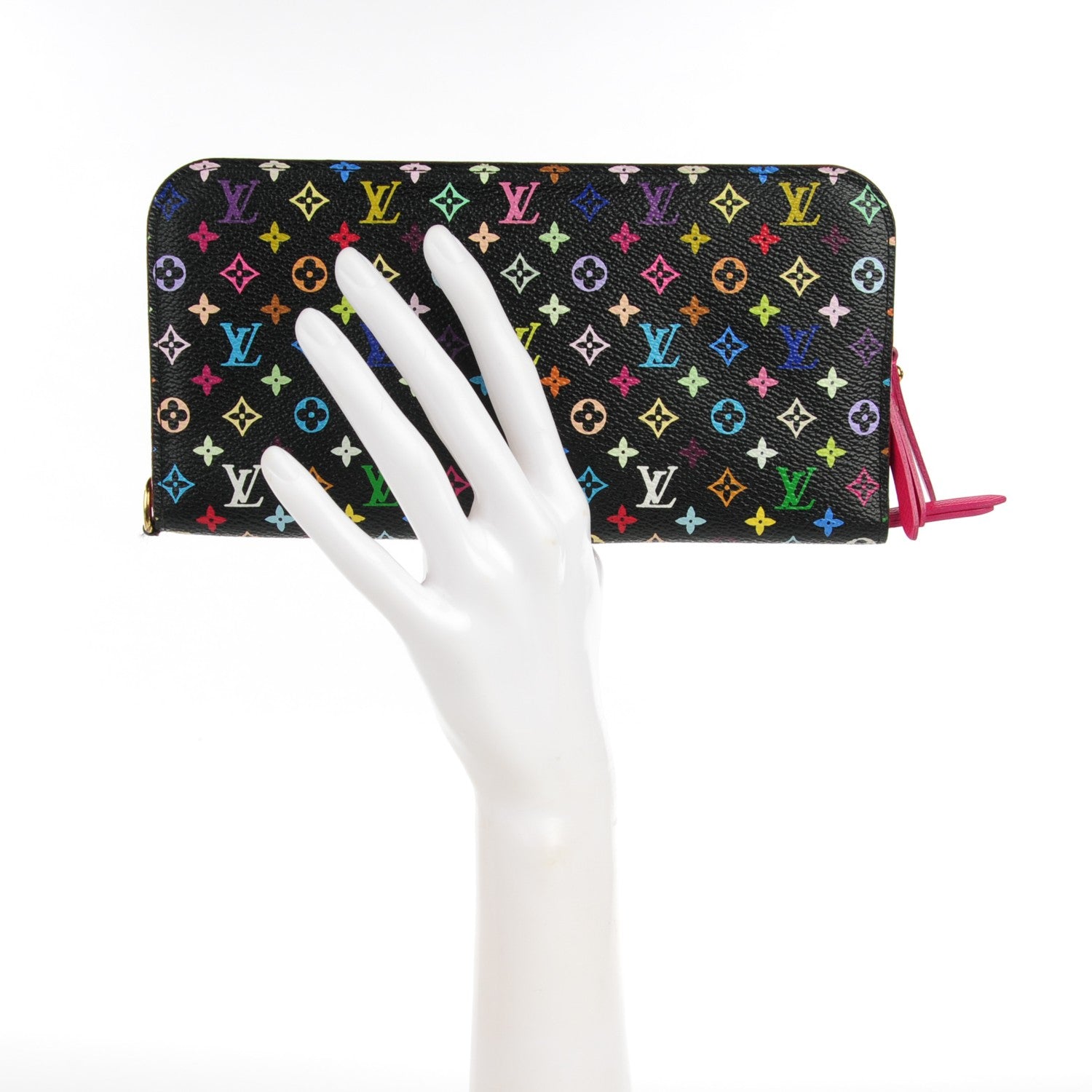 Louis Vuitton Monogram Multicolor Insolite Wallet Black Grenade 2 of 8