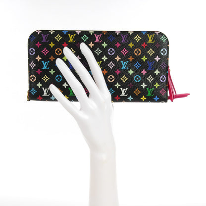 Louis Vuitton Monogram Multicolor Insolite Wallet Black Grenade 2 of 8