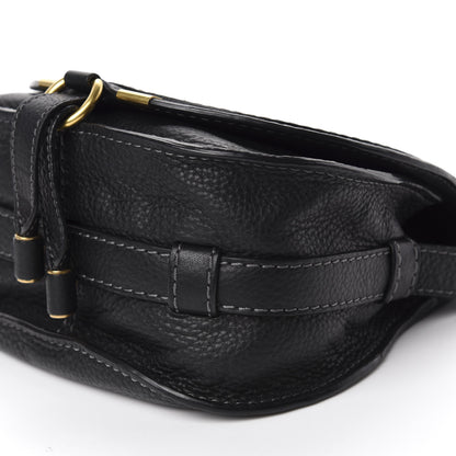 Chloe Calfskin Mini Marcie Round Crossbody Bag Black 7 of 10
