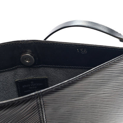 Louis Vuitton Epi Demi Lune Pochette Black 7 of 10