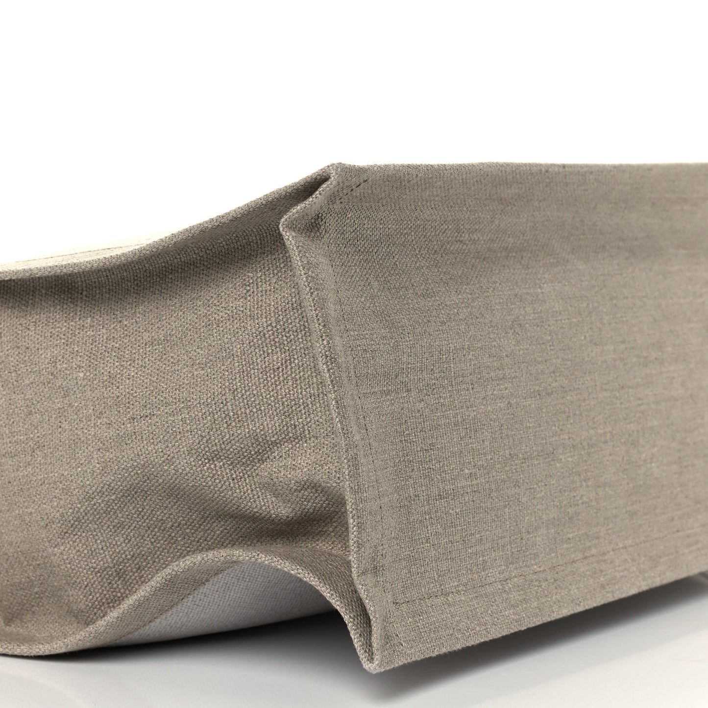 Linen Calfskin Rive Gauche Tote Optic White