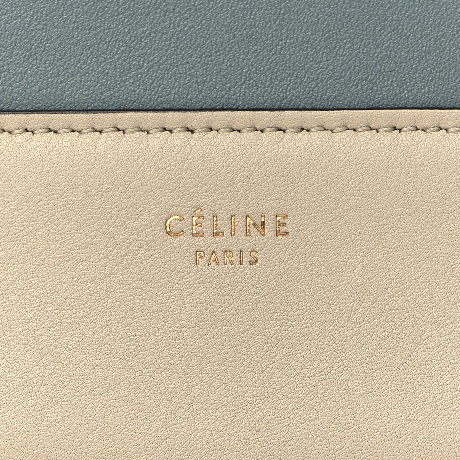 Celine Shiny Smooth Calfskin Medium Frame Shoulder Bag Grege Storm 6 of 7
