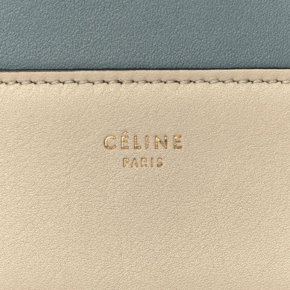 Celine Shiny Smooth Calfskin Medium Frame Shoulder Bag Grege Storm 6 of 7