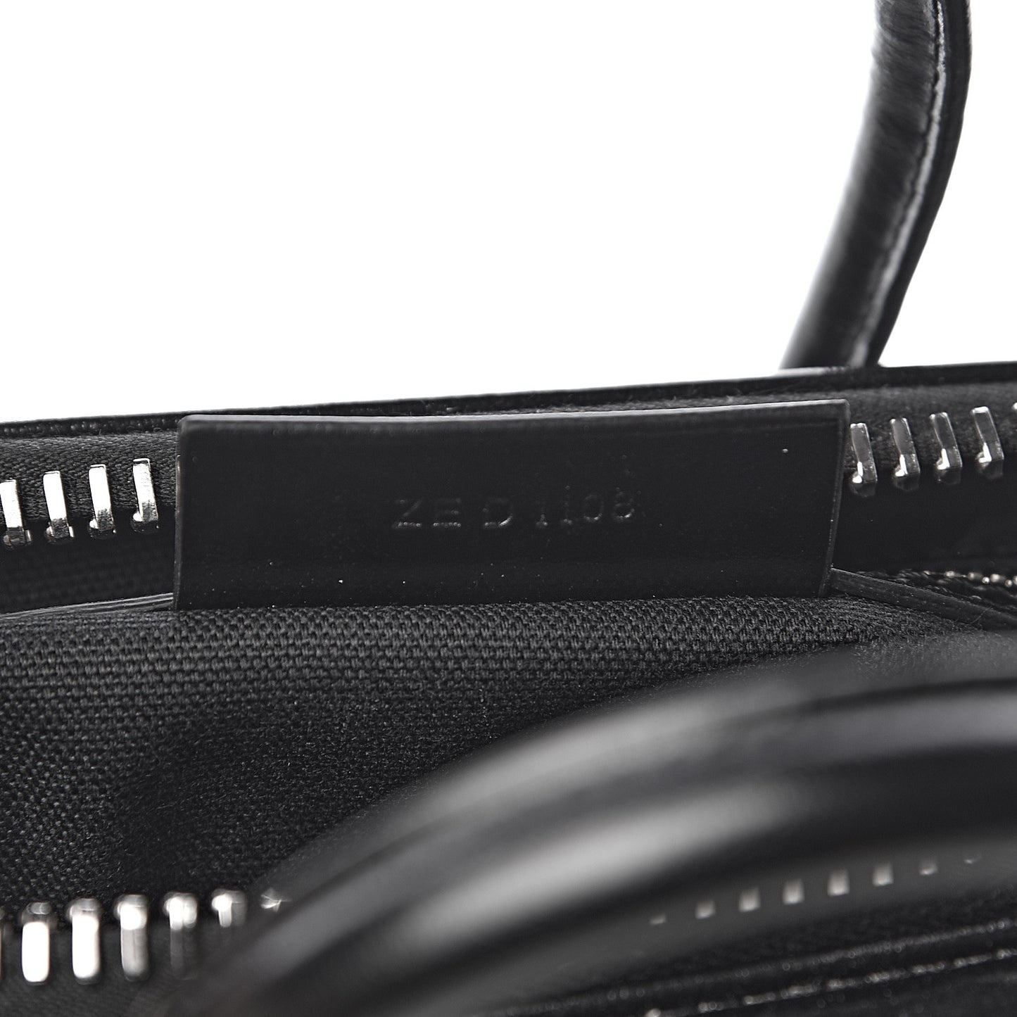 Shiny Lord Calfskin Mini Antigona Black