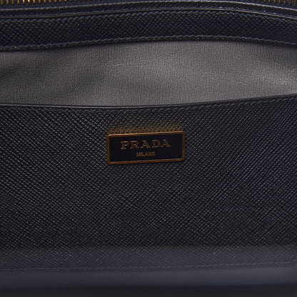 Prada Saffiano Cuir Front Pocket Tote Black 6 of 20