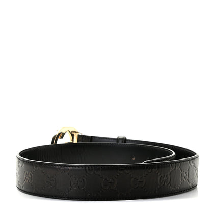 Gucci Guccissima Interlocking G 40mm Belt 85 34 Black 2 of 6