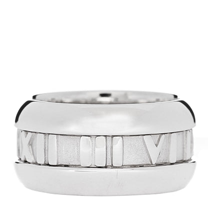 Tiffany Sterling Silver Atlas Band Ring 48 4.5 1 of 5