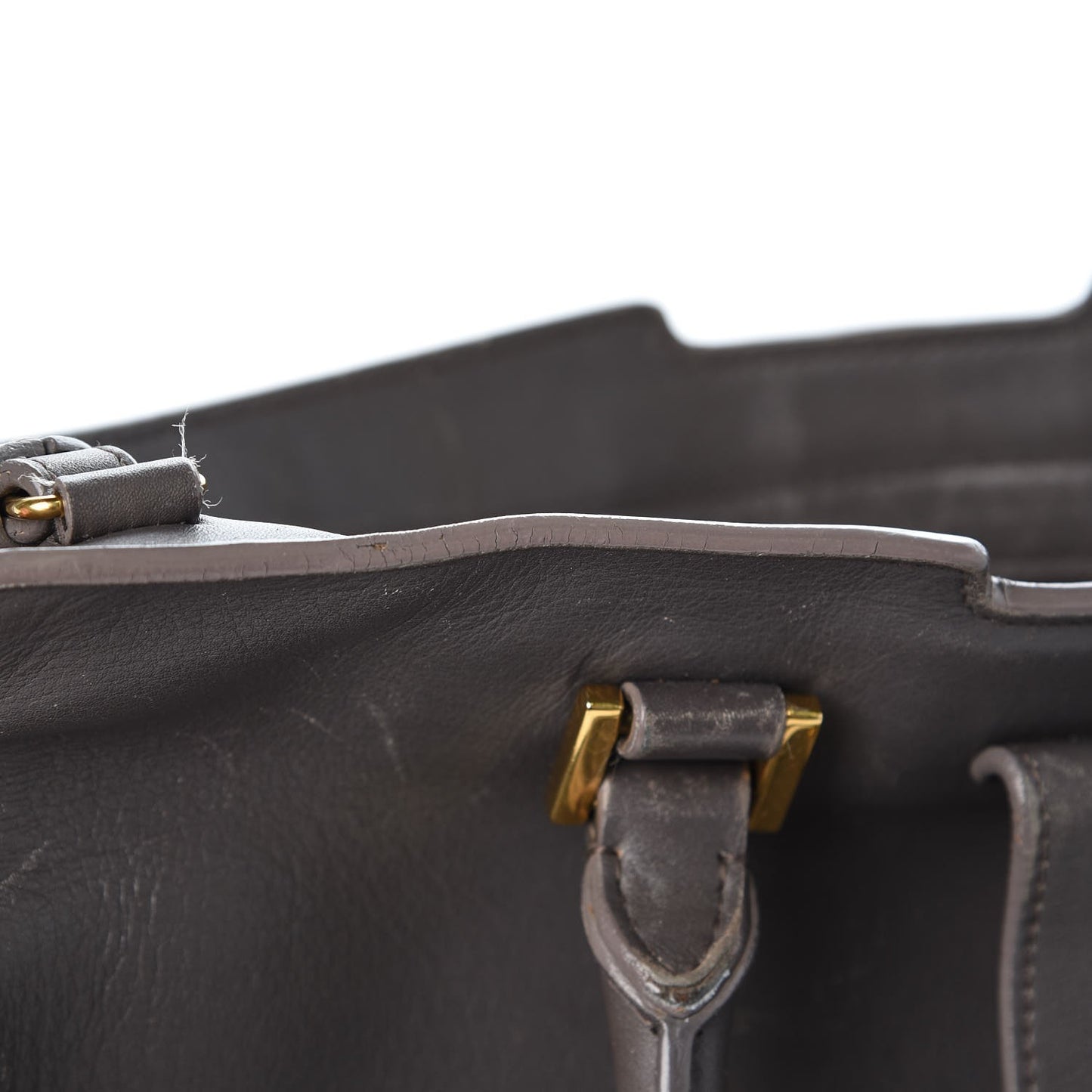 Calfskin Small Classic Y Cabas Grey