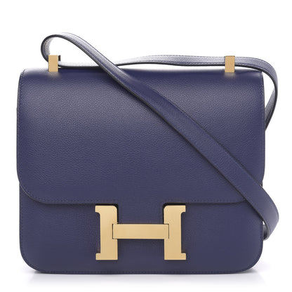 Hermes Evercolor Constance 24 Bleu Encre 1 of 11