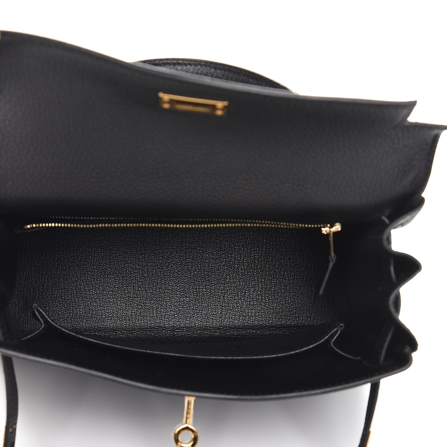 Hermes Togo Kelly Retourne 25 Black 8 of 36