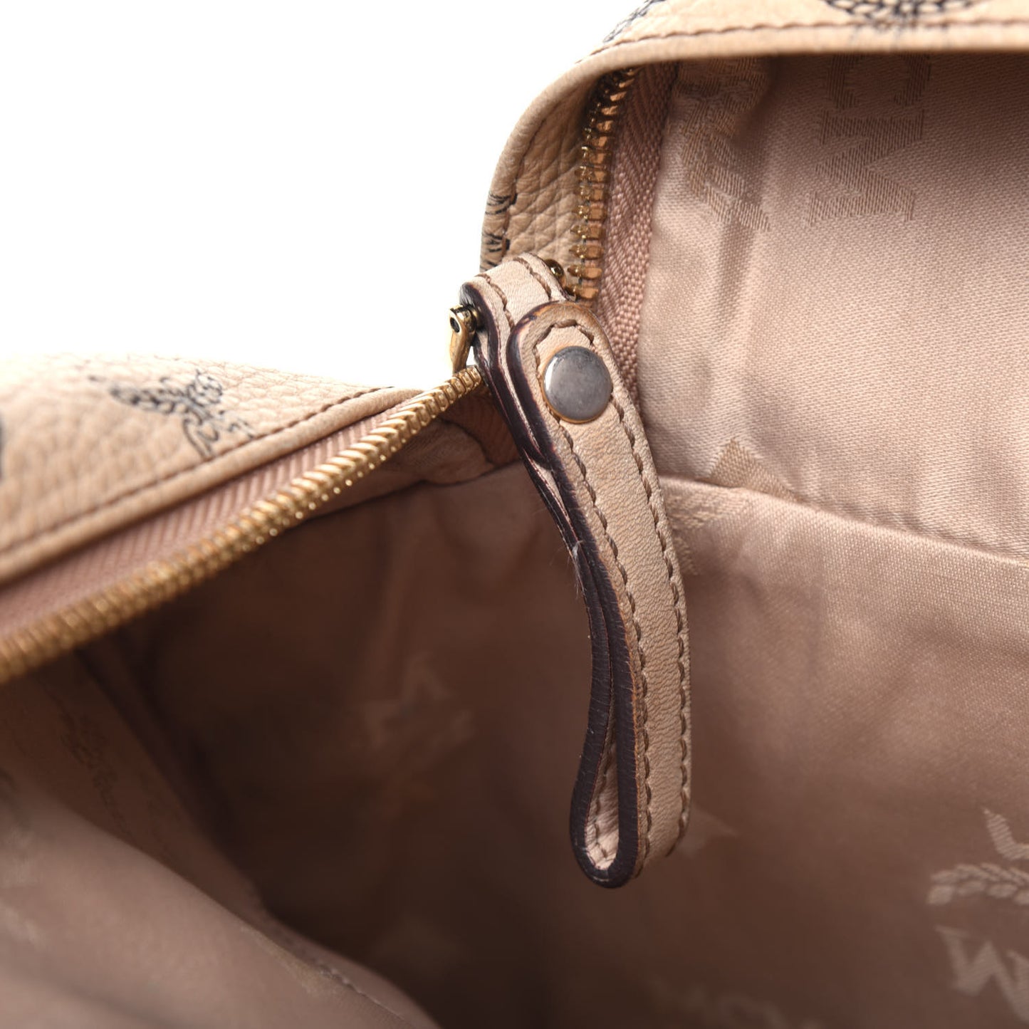 Visetos Medium Sprinkle Stud Stark Backpack Beige