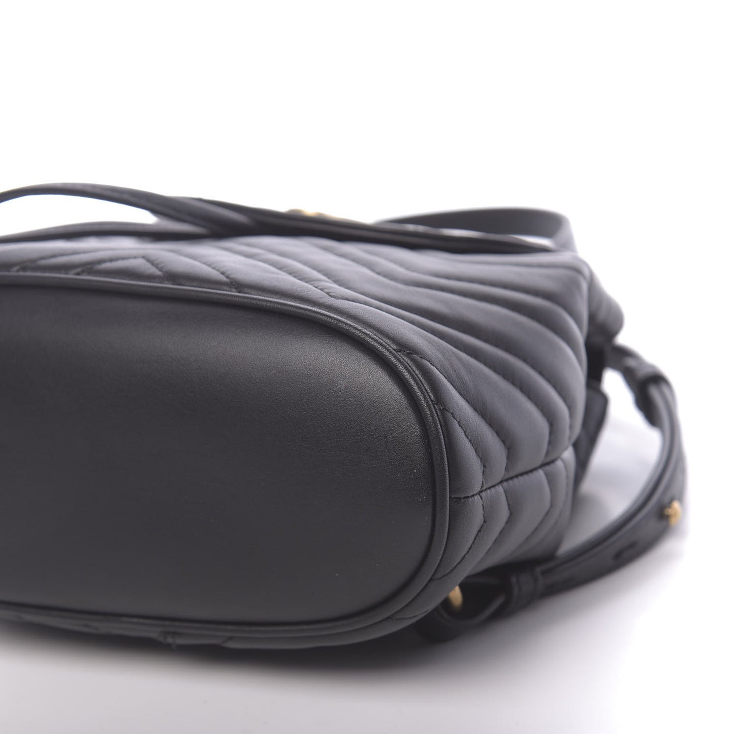 Calfskin Matelasse GG Marmont Flap Backpack Black