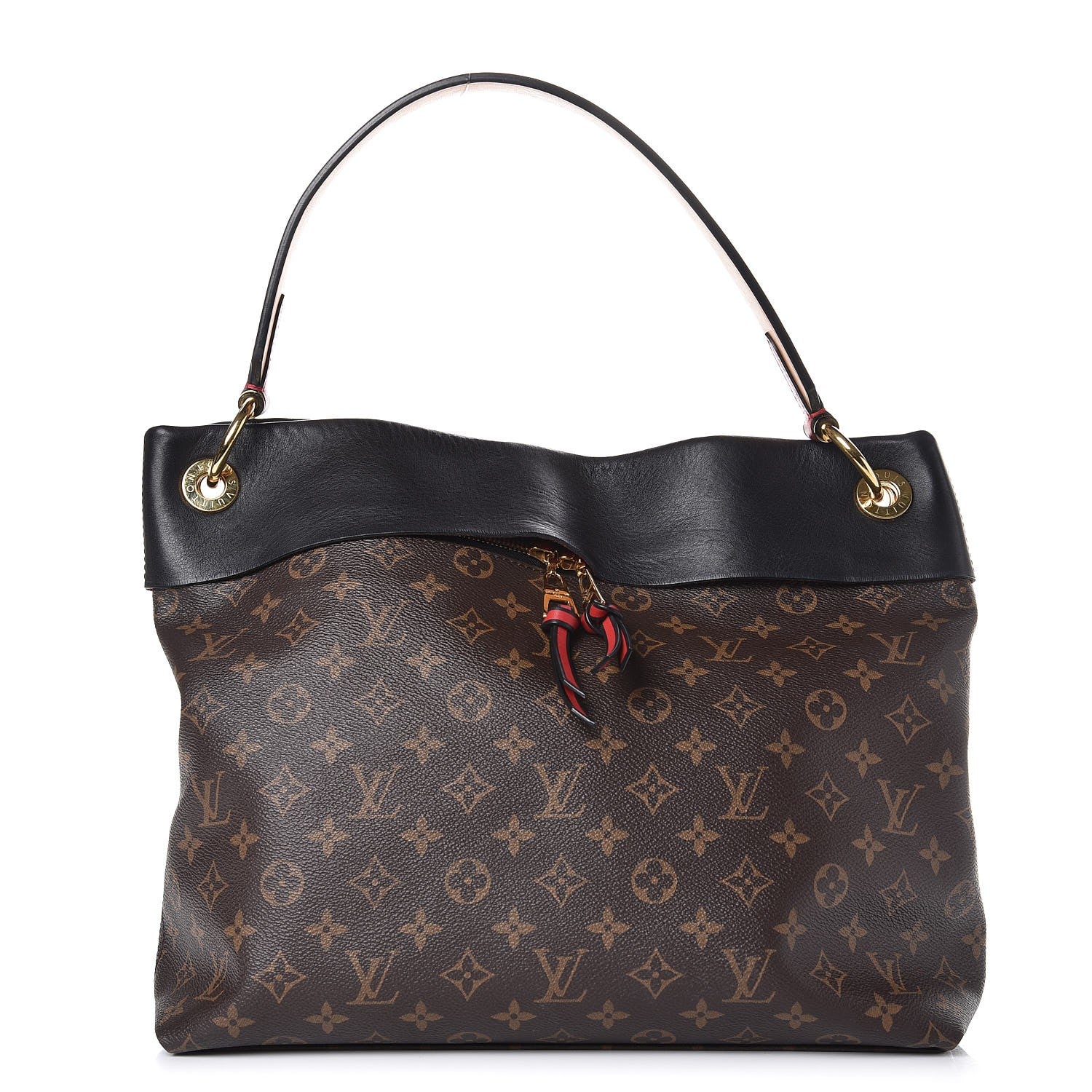 Louis Vuitton Monogram Tuileries Hobo Black 1 of 6
