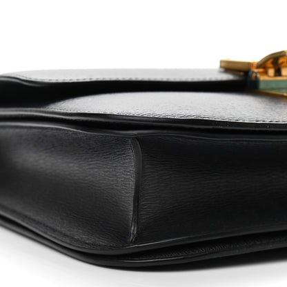 Celine Liege Calfskin Medium Classic Box Flap Bag Black 9 of 10