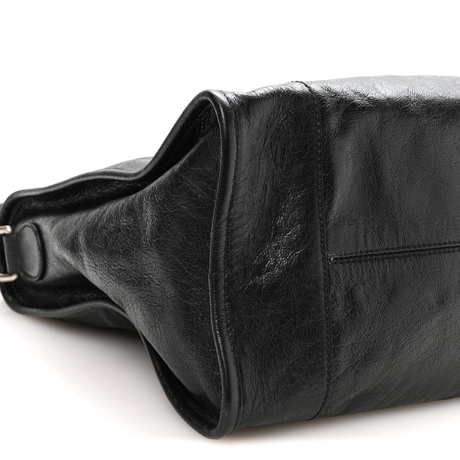 Gucci Fluffy Calfskin Morpheus Weekender Duffle Black 9 of 10