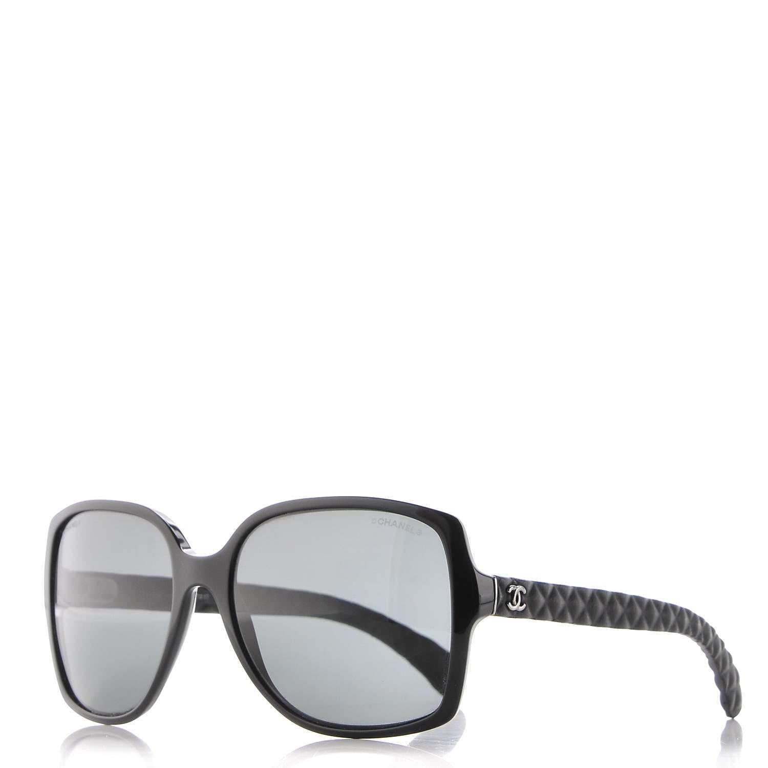 Chanel Quilted CC Sunglasses 5289-Q Black 282829 – FASHIONPHILE