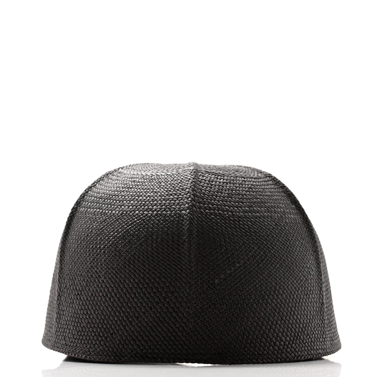 Hermes Panama Straw Mens Riley Cap 59 Black 6 of 8