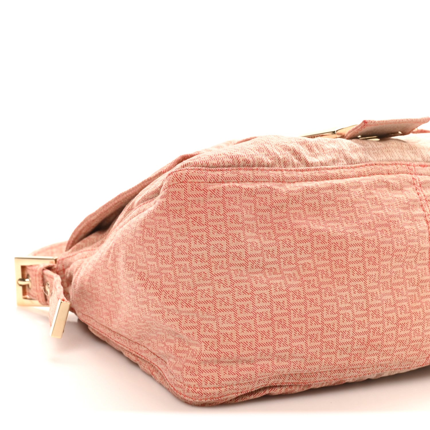 Fendi Denim Mama Baguette Pink 7 of 8