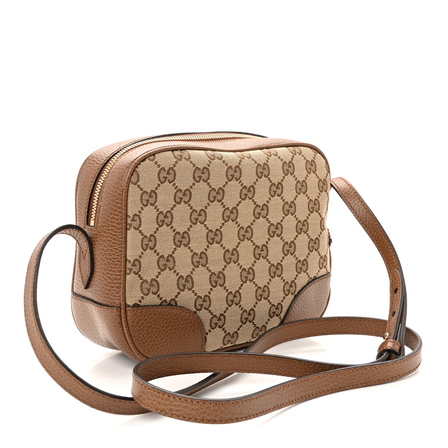 Monogram Mini Bree Messenger Bag Beige Tabacco