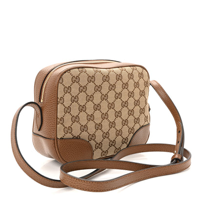 Gucci Monogram Mini Bree Messenger Bag Beige Tabacco 4 of 19