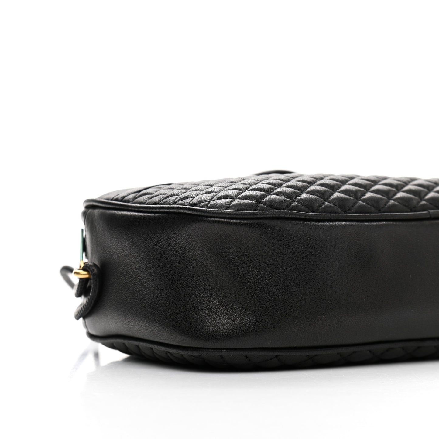 Lambskin Quilted Victoire Camera Bag Black