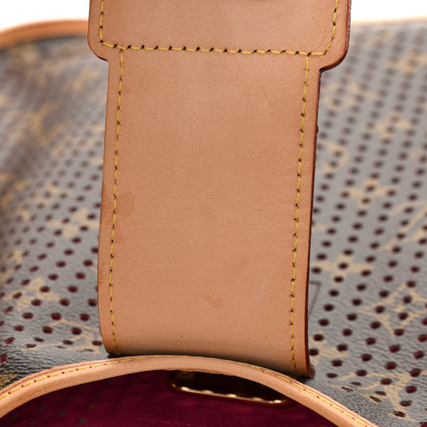 Monogram Perforated Musette Fuchsia