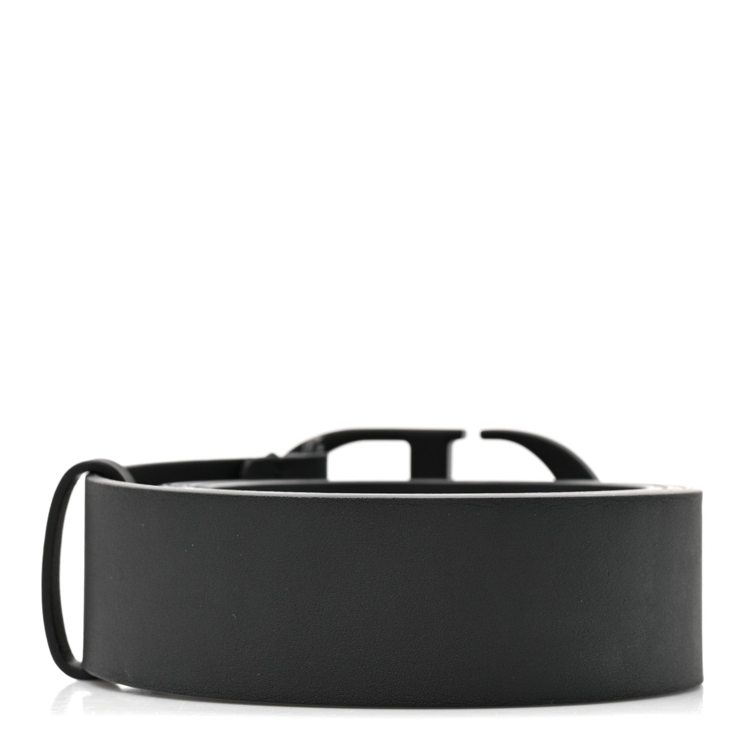 Christian Dior Ultra Matte Calfskin 35mm Montaigne Belt 85 34 Blue Black 2 of 6
