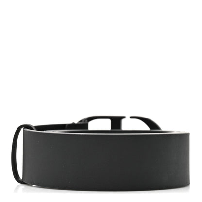 Christian Dior Ultra Matte Calfskin 35mm Montaigne Belt 85 34 Blue Black 2 of 6