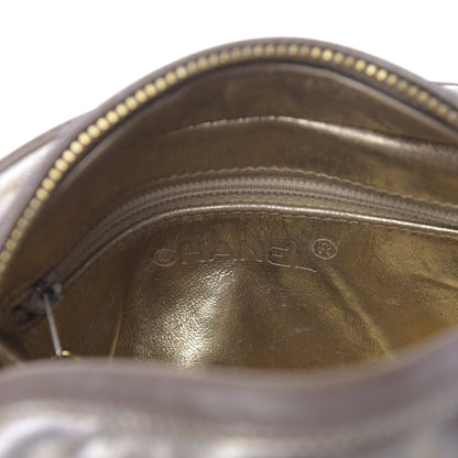 Chanel Metallic Lambskin Camera Case Gold 8 of 8