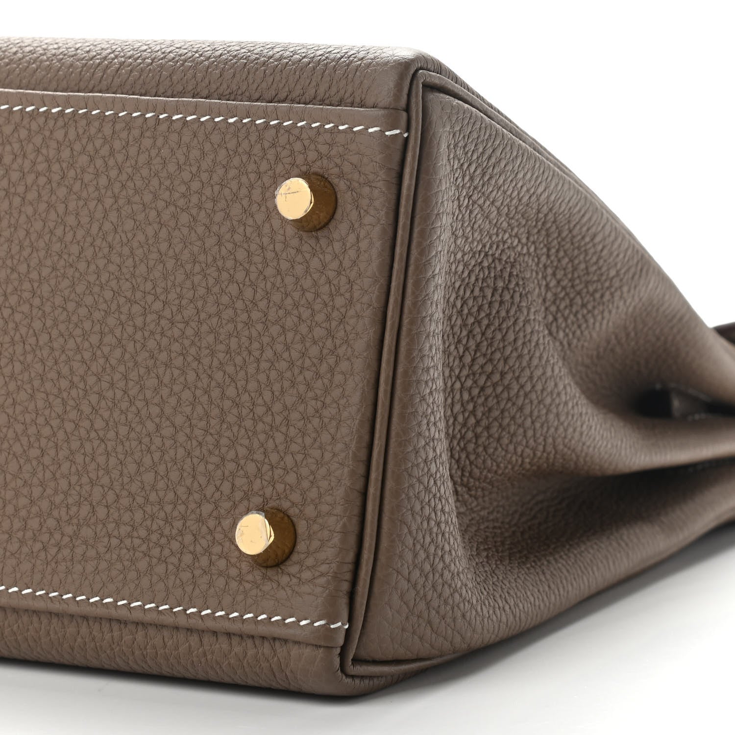 Hermes Togo Kelly Retourne 28 Etoupe 10 of 13