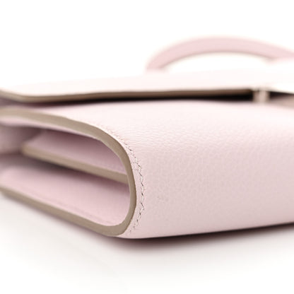 Hermes Evercolor Constance Wallet To Go Mauve Pale 9 of 11