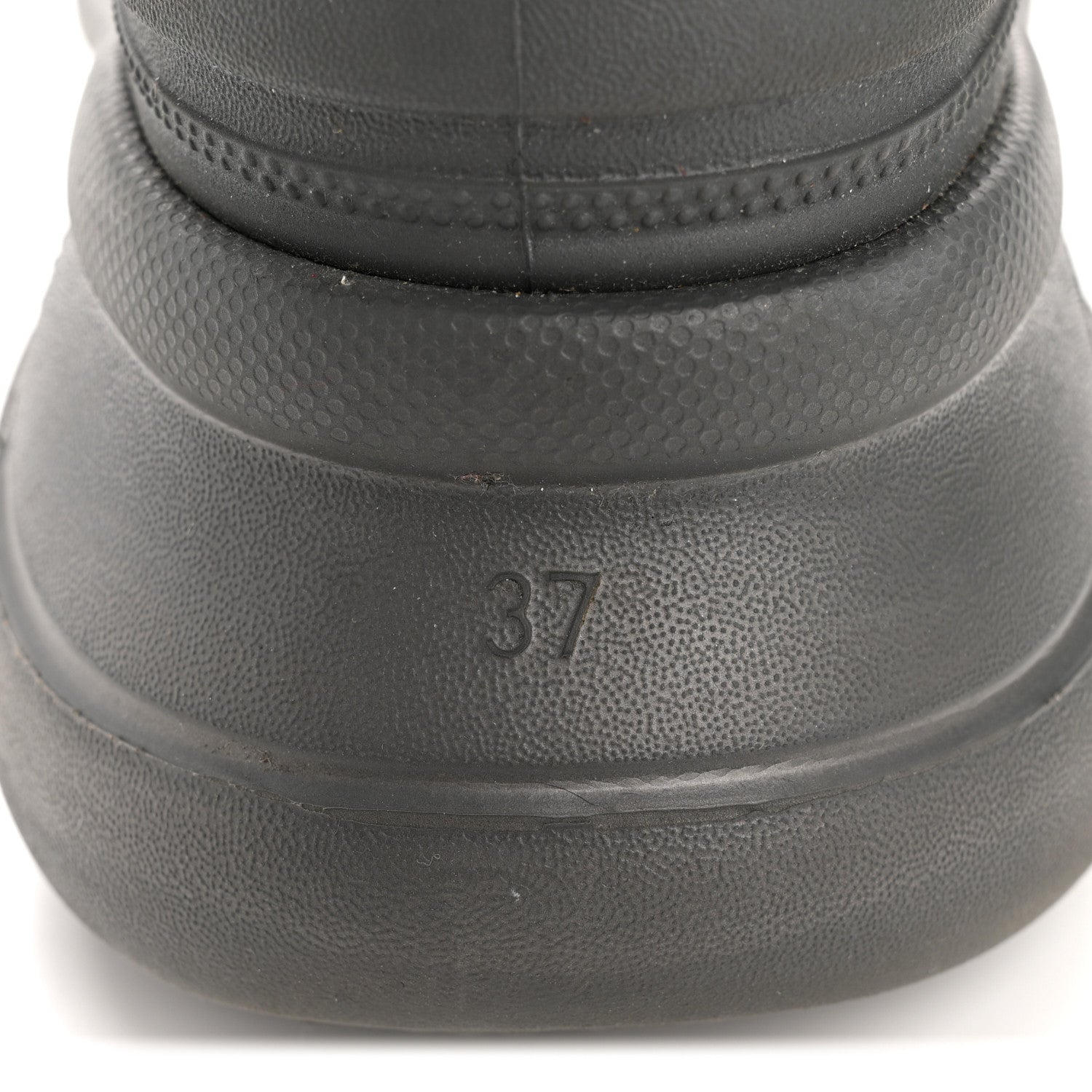 Balenciaga X CROCS Rubber Womens Rain Boots 37 Grafite 8 of 9