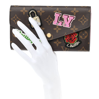 Louis Vuitton Monogram Travel Stickers Sarah Wallet 2 of 8