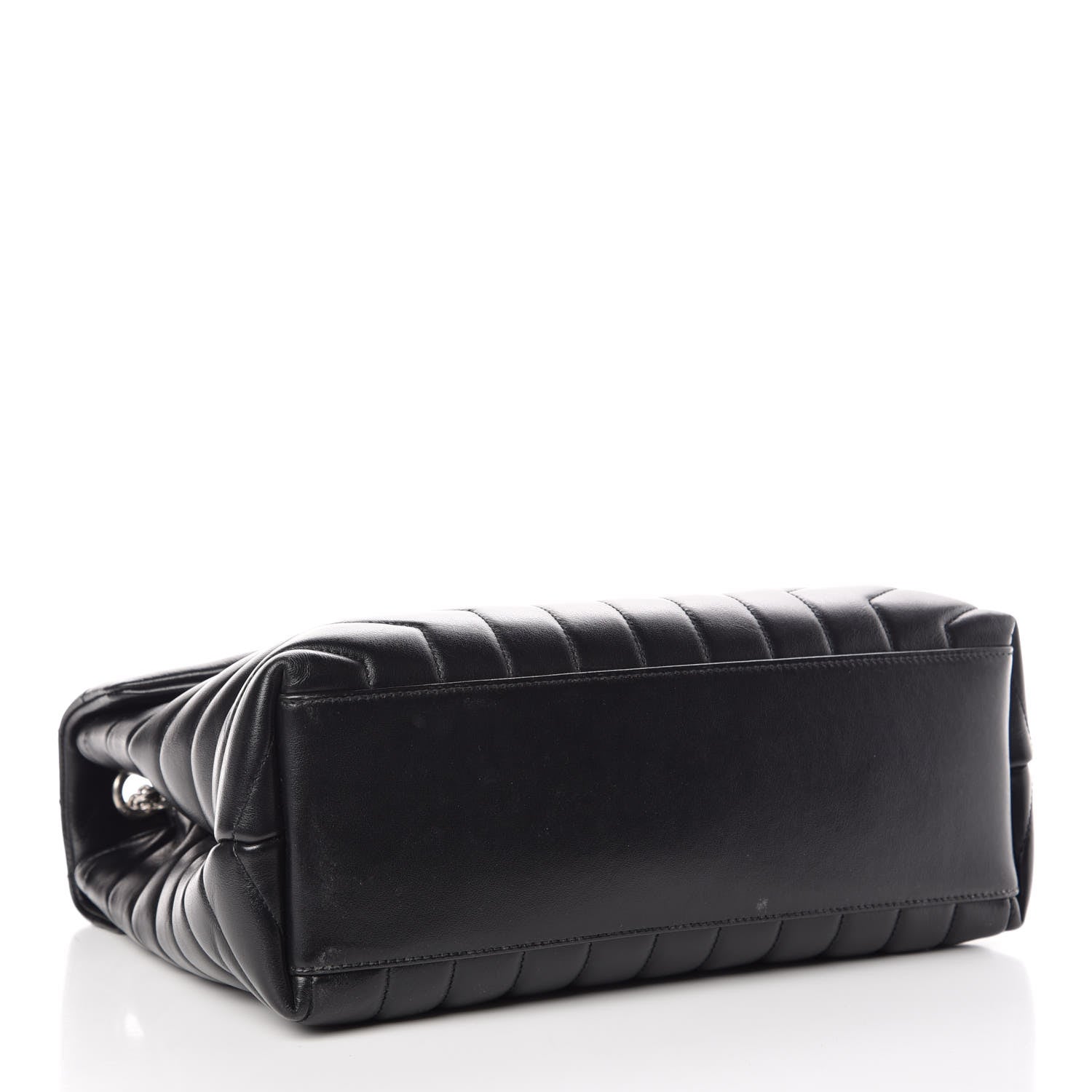 Saint Laurent Calfskin Y Quilted Monogram Medium Loulou Chain Satchel Black 4 of 10