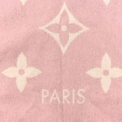 Louis Vuitton Cashmere Monogram Reykjavik Scarf Bleu Rose 3 of 3