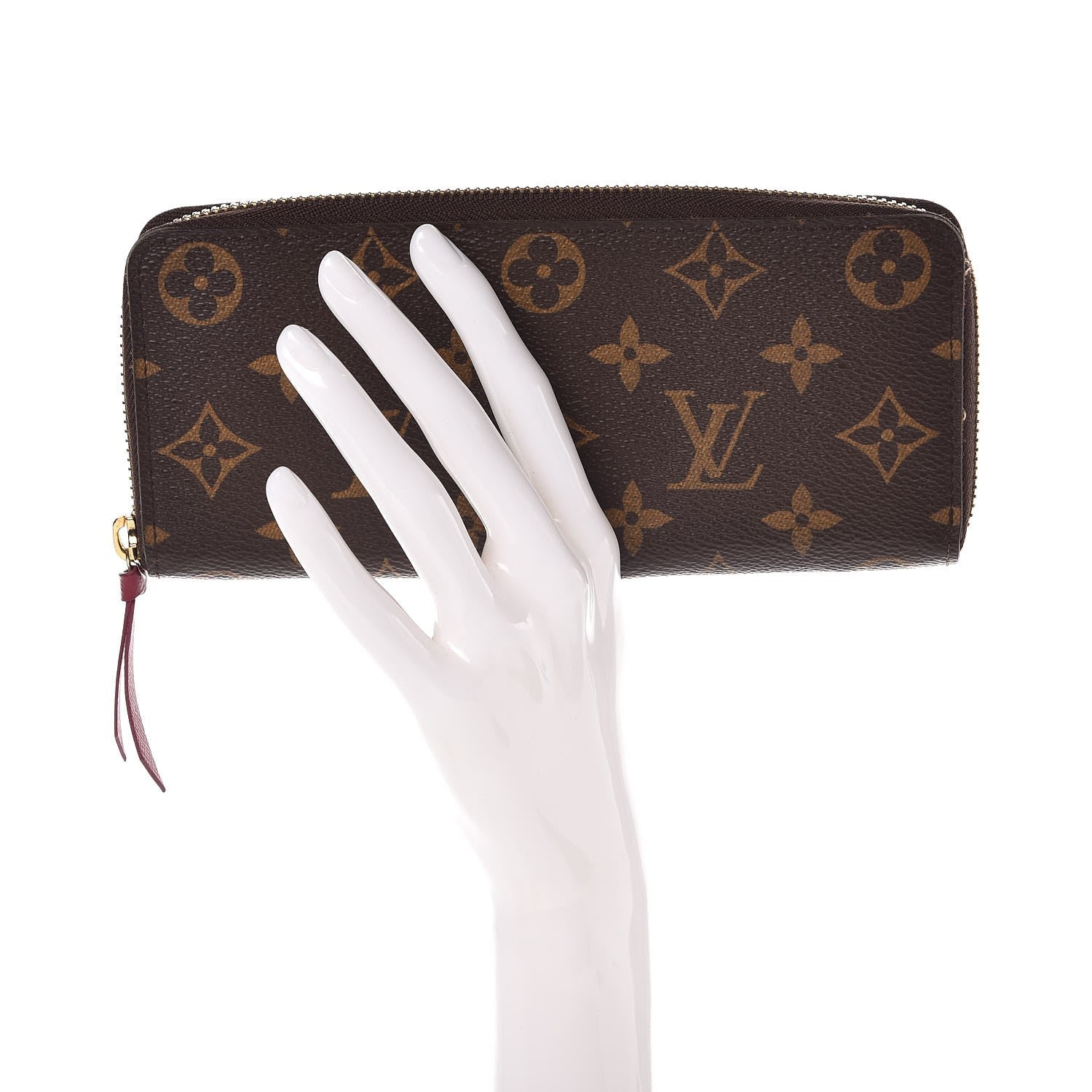 Louis Vuitton Monogram Clemence Wallet Fuchsia 2 of 8