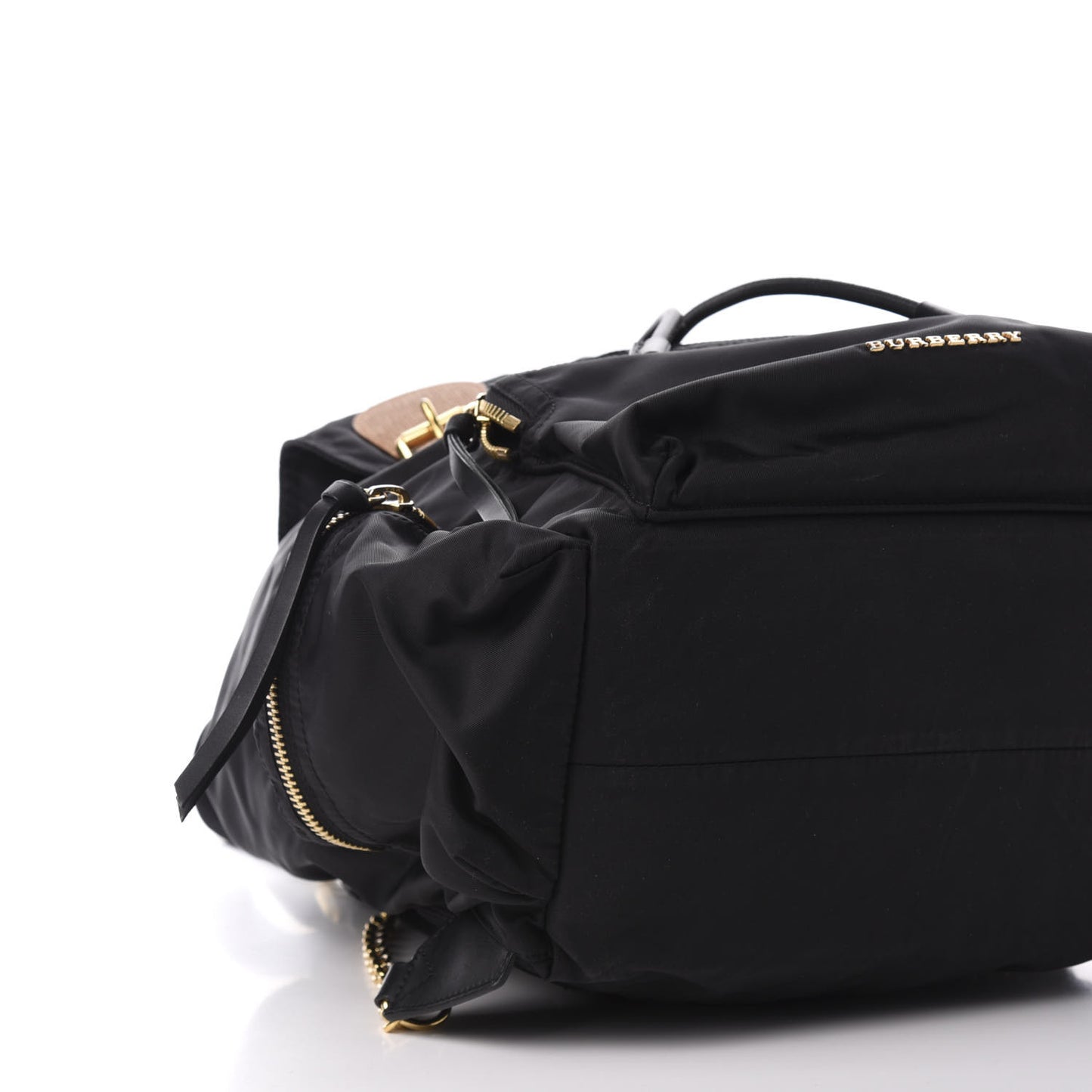Nylon Large Rucksack Backpack Black