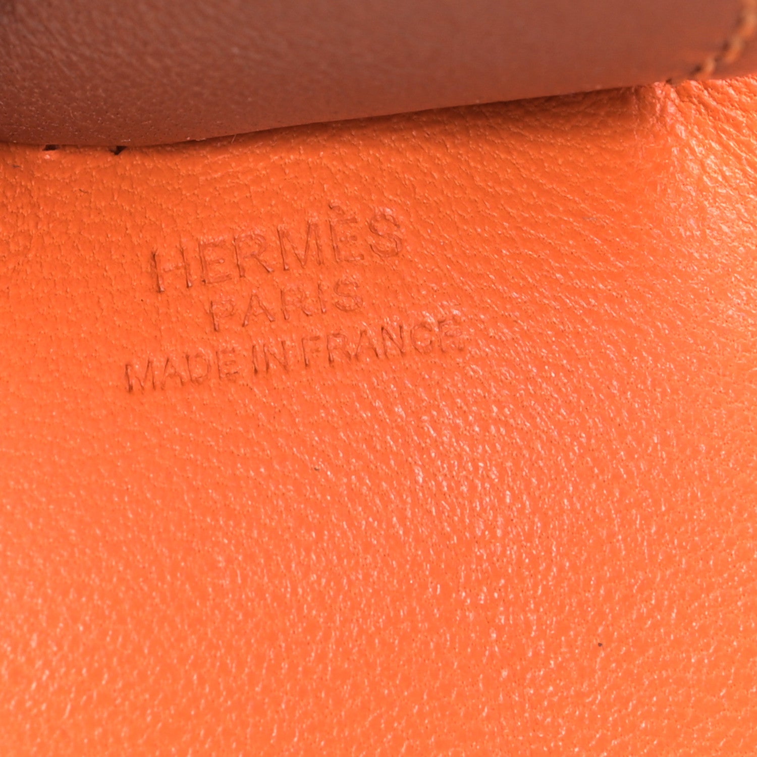 Hermes Milo Lambskin Grigri Rodeo Horse Bag Charm MM Feu Cornaline Fauve 3 of 4