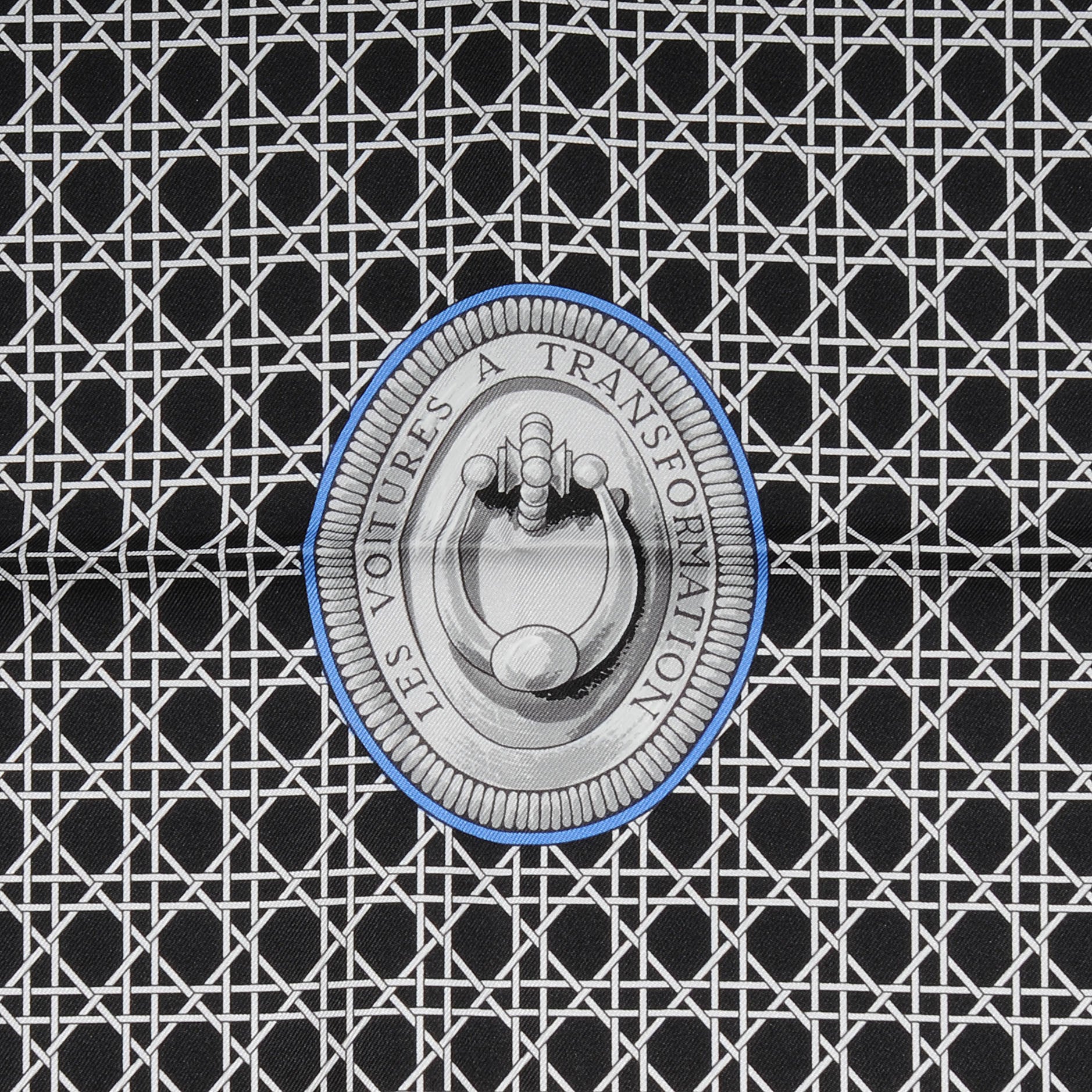 Hermes Silk Les Voitures Transformation Scarf 90 4 of 5