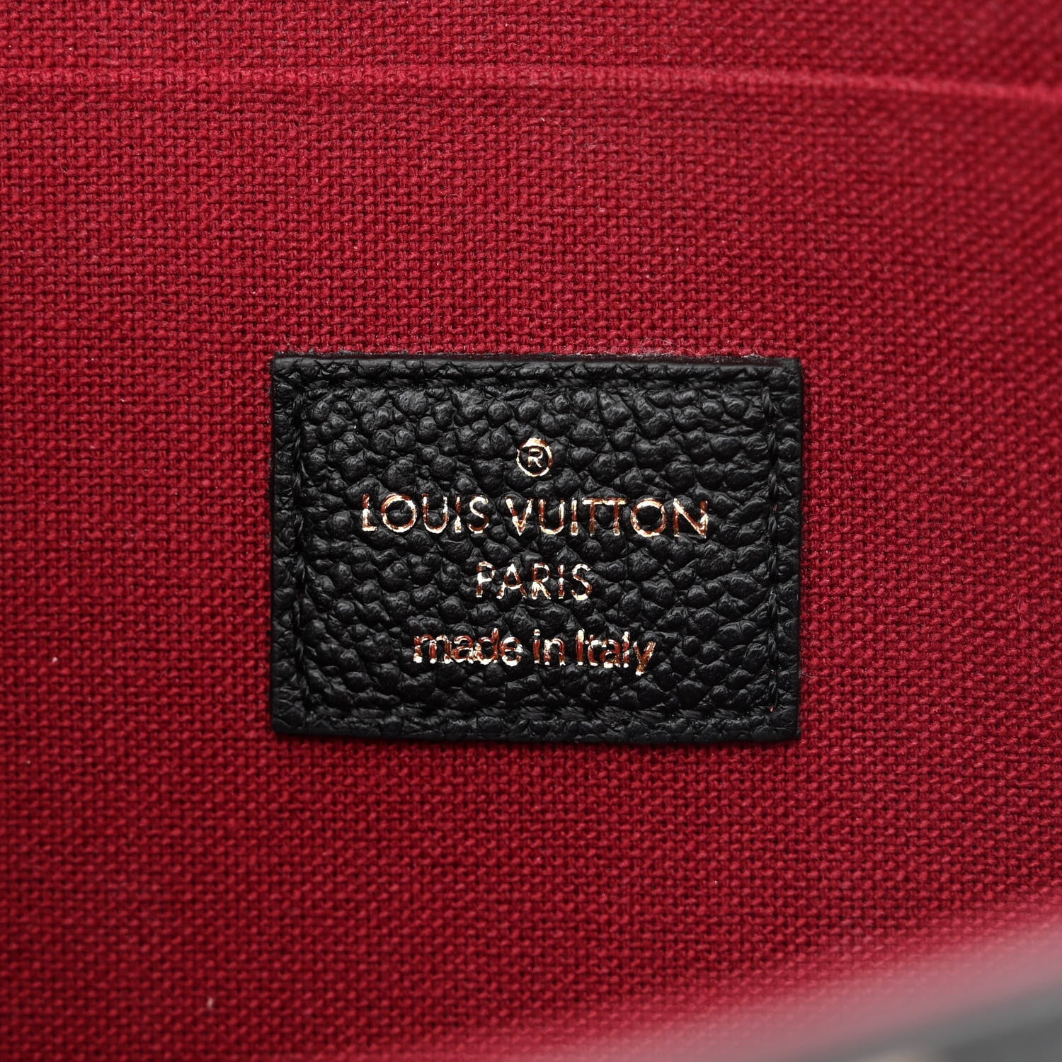 Louis Vuitton Empreinte Monogram Giant Felicie Pochette Black Beige 6 of 10