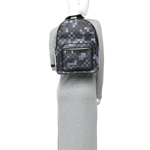 Damier Graphite Pixel Josh Backpack Gris