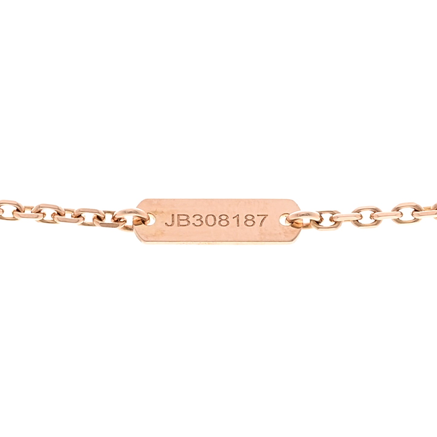 18K Rose Gold Vintage Alhambra Pendant Necklace