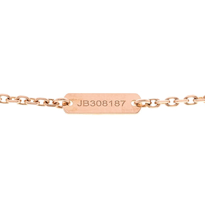 Van Cleef & Arpels 18K Rose Gold Vintage Alhambra Pendant Necklace 5 of 6