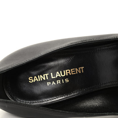 Saint Laurent Calfskin Opyum 110 Pumps 38.5 Black 6 of 9