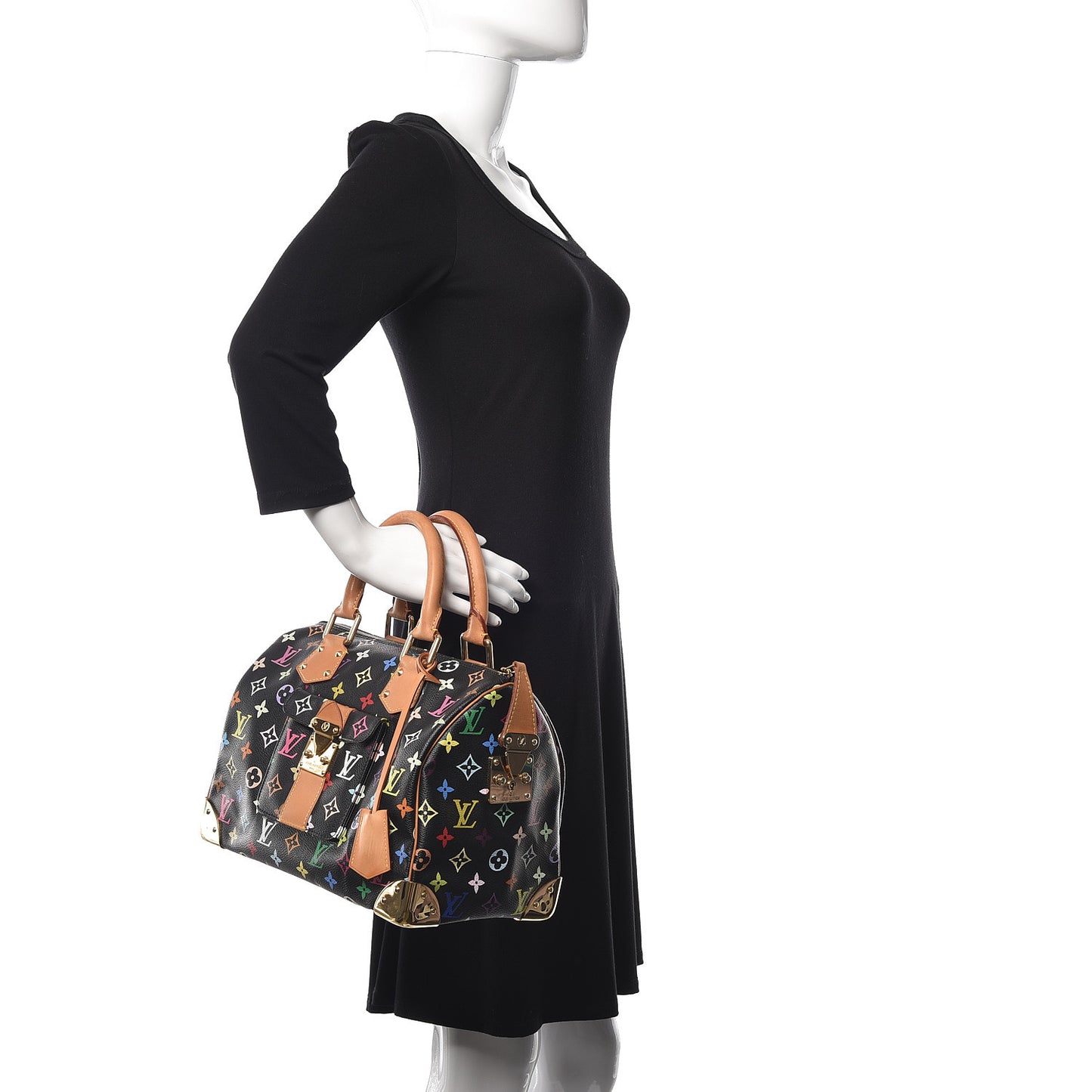 Monogram Multicolor Speedy 30 Black
