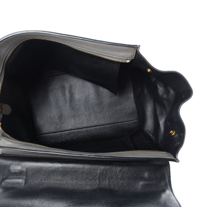 Celine Drummed Calfskin Suede Medium Trapeze 5 of 13