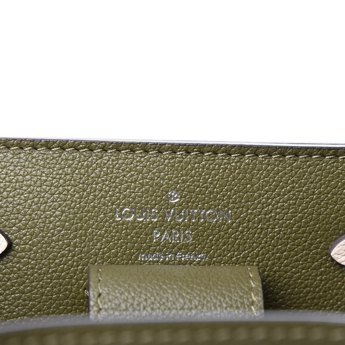 Calfskin Lockme Bucket Laurier Green Toffee Latte Beige Black
